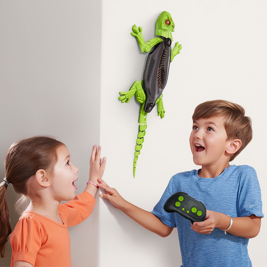 Gekuś - Zabawka W Stylu Gekona Chodząca Po Ścianach